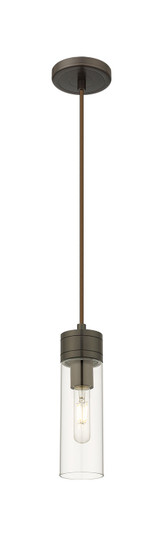 Downtown Urban One Light Mini Pendant in Oil Rubbed Bronze (405|617-1P-OB-G617-8CL)