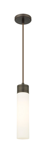 Downtown Urban One Light Mini Pendant in Oil Rubbed Bronze (405|617-1P-OB-G617-11WH)