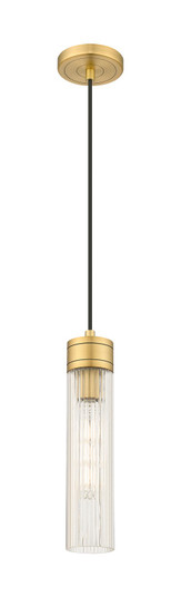 Downtown Urban One Light Mini Pendant in Brushed Brass (405|617-1P-BB-G617-11SCL)