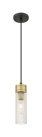 Downtown Urban One Light Mini Pendant in Black Antique Brass (405|617-1P-BAB-G617-8SCL)