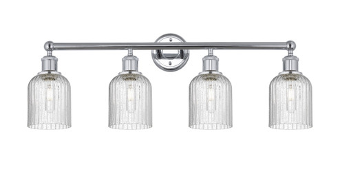 Edison Four Light Bath Vanity in Polished Chrome (405|616-4W-PC-G559-5SDY)