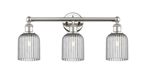 Edison Three Light Bath Vanity in Polished Nickel (405|616-3W-PN-G559-5SM)