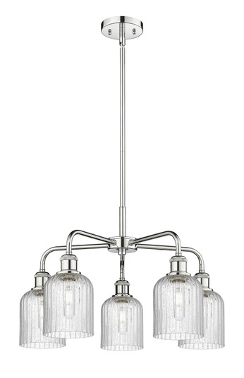 Downtown Urban Five Light Chandelier in Polished Chrome (405|516-5CR-PC-G559-5SDY)
