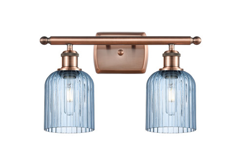Ballston Two Light Bath Vanity in Antique Copper (405|516-2W-AC-G559-5BL)