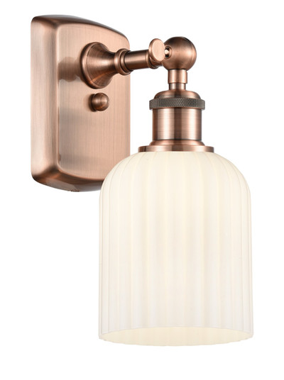 Ballston One Light Wall Sconce in Antique Copper (405|516-1W-AC-G559-5GWH) Ballston One Light Wall Sconce in Antique Copper (405|516-1W-AC-G559-5GWH)
