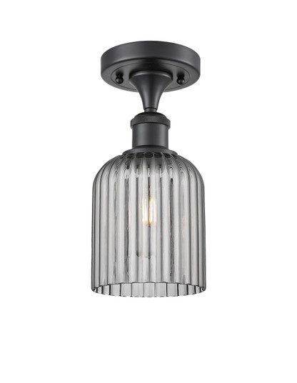 Ballston One Light Semi-Flush Mount in Matte Black (405|516-1C-BK-G559-5SM)