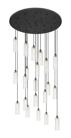 Downtown Urban 21 Light Pendant in Matte Black (405|148BK-B-21P-BK-G434-12SDY)