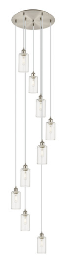 Downtown Urban Nine Light Pendant in Brushed Satin Nickel (405|119B-9P-SN-G434-7CL)