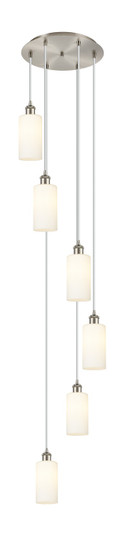 Downtown Urban Six Light Pendant in Brushed Satin Nickel (405|116B-6P-SN-G434-7WH)