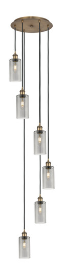 Downtown Urban Six Light Pendant in Brushed Brass (405|116B-6P-BB-G434-7SM)