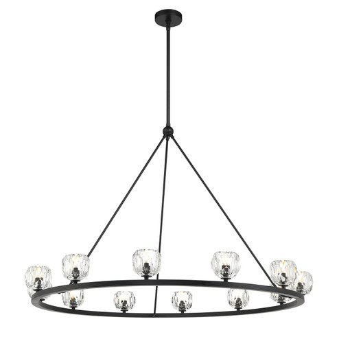 Aragon LED Chandelier in Matte Black (60|ARA-10266-MK)