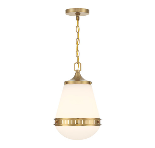 Endura One Light Pendant in Warm Brass (159|V6-L7-7950-1-322)