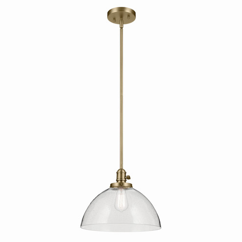 Avery One Light Pendant in Natural Brass (12|43912NBR)
