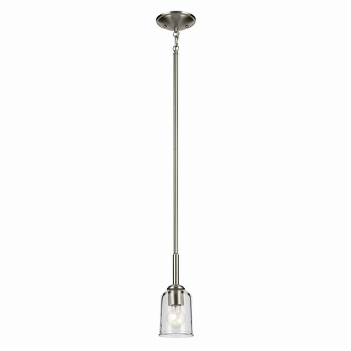 Shailene One Light Mini Pendant in Brushed Nickel (12|43674NICLR)