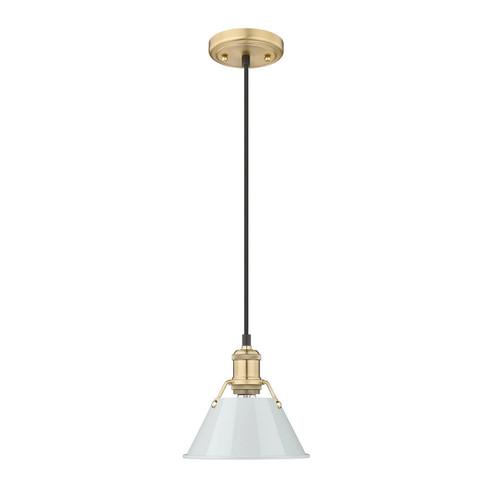 Orwell One Light Mini Pendant in Brushed Champagne Brass (62|3306-S BCB-DB)