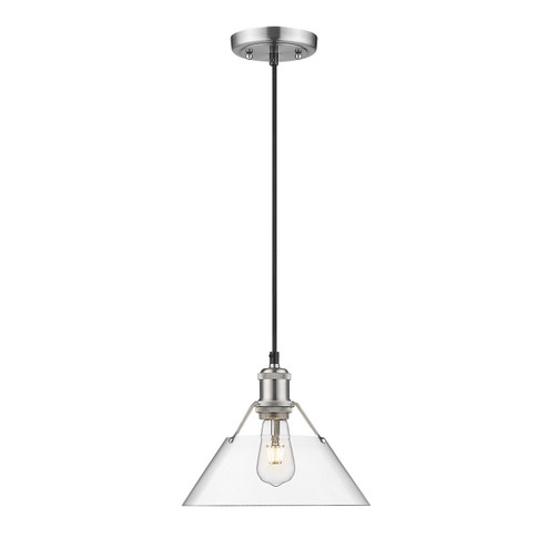 Orwell One Light Pendant in Pewter (62|3306-M PW-CLR)