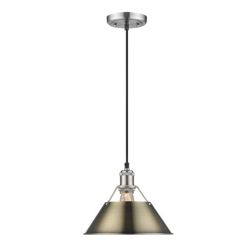 Orwell One Light Pendant in Pewter (62|3306-M PW-AB)