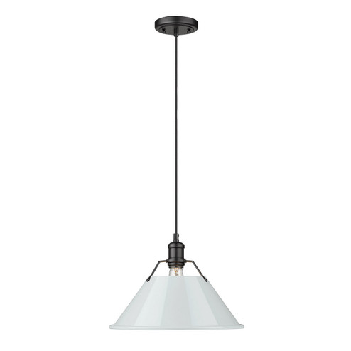 Orwell One Light Pendant in Matte Black (62|3306-L BLK-DB)