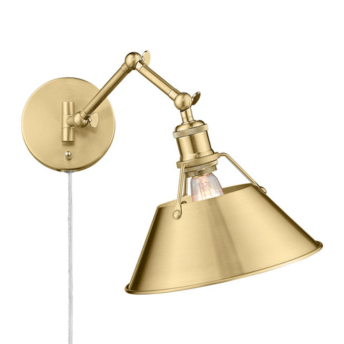 Orwell One Light Wall Sconce in Brushed Champagne Brass (62|3306-A1W BCB-BCB)