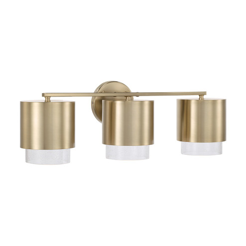 Weller Three Light Vanity in Matte Brass (65|153031MA-549)