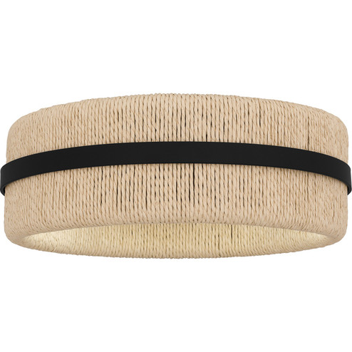 Quoizel Flush Mount Two Light Flush Mount in Matte Black (10|QFL6220MBK)