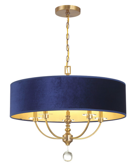 Van Noord Five Light Pendant in Oxidized Aged Brass (7|3485-923)