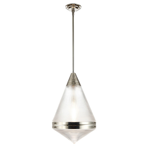 Hargreaves One Light Pendant in Polished Nickel (16|10395PRPN)