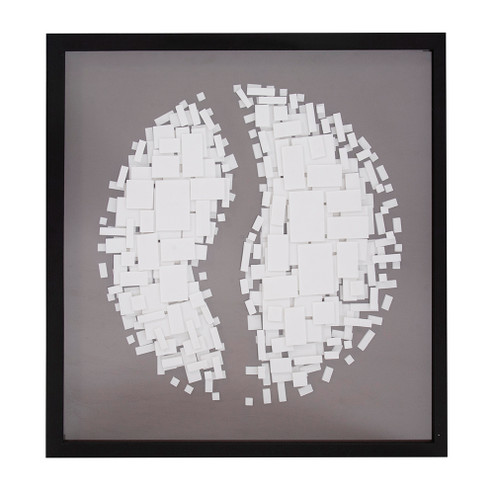 Absract Art Wall Art in Gray (204|64100)