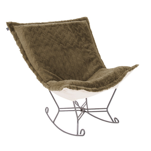 The Angora Puff Rocker in Green (204|600-1091)