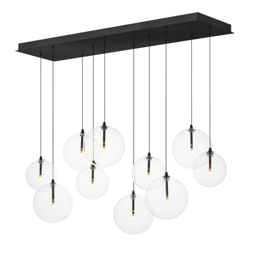 Global LED Pendant in Black (86|E25079-18BK)