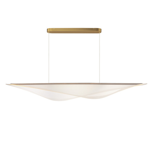 Manta LED Linear Pendant in Gold (86|E24718-144GLD)