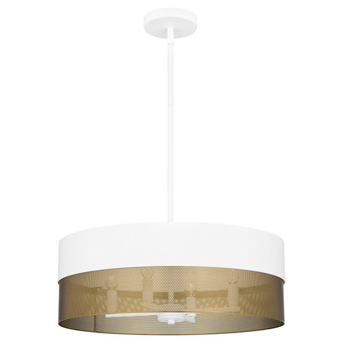 Quoizel Pendant Four Light Pendant in Matte White (10|QP6740W)