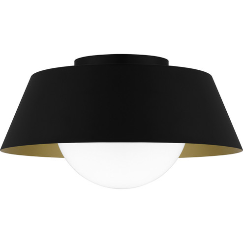Quoizel Flush Mount One Light Flush Mount in Matte Black (10|QFL6182MBK)
