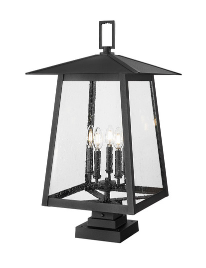 Rainer Five Light Outdoor Pier Mounted Fixture in Black (224|5015PHXLS-SQPM-BK) Rainer Five Light Outdoor Pier Mounted Fixture in Black (224|5015PHXLS-SQPM-BK)