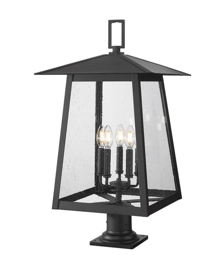 Rainer Five Light Outdoor Pier Mounted Fixture in Black (224|5015PHXLR-533PM-BK)
