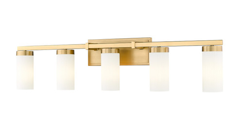 Danica Five Light Vanity in Modern Gold (224|3044-5V-MGLD)