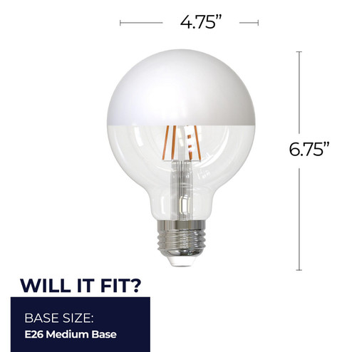 Light Bulb in Half White (427|776840)