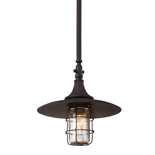 Allegheny One Light Hanging Lantern in Centennial Rust (67|F3228-HBZ)