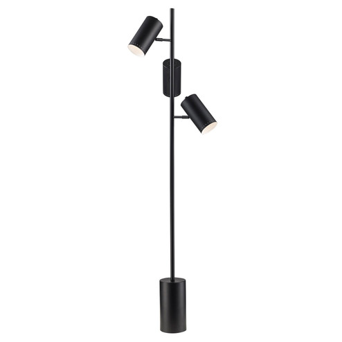 Ethel Three Light Floor Lamp in Black (110|RTL-9173 BK)