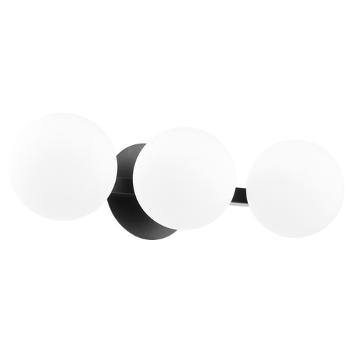 Three Light Vanity in Matte Black (19|539-3-59)
