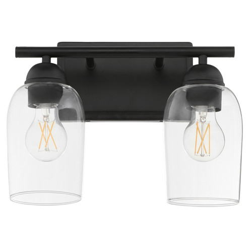 Wallinger Two Light Vanity in Matte Black (19|5112-2-59)