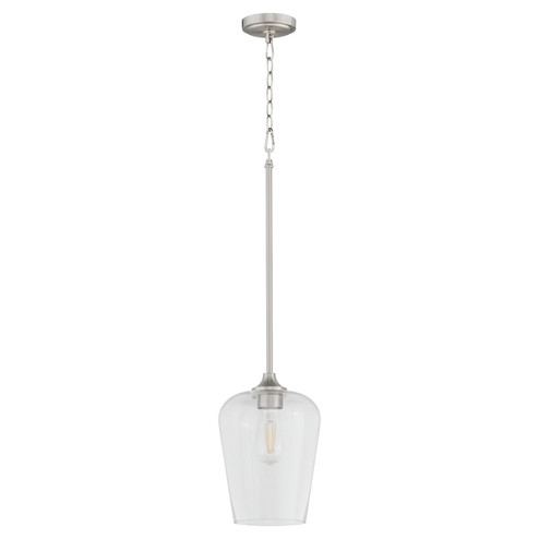 Raymond One Light Pendant in Satin Nickel (19|3313-65)