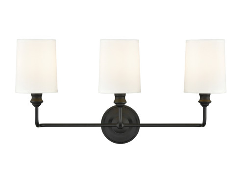 Leena Three Light Vanity in Matte Black (59|99803-MB)