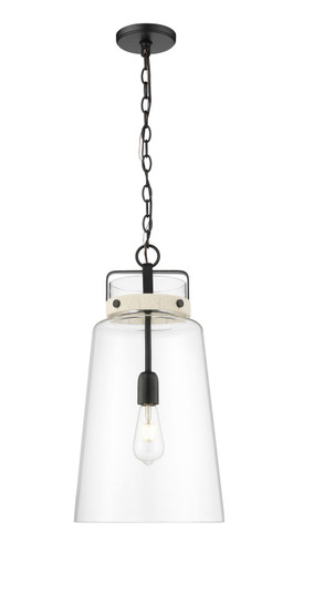Lolla One Light Pendant in Matte Black (59|22701-MB)