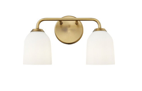Norah Two Light Vanity in Vintage Brass (59|22302-VB)