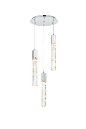Aurora Three Light Chandelier in Black (173|2089D16BK)