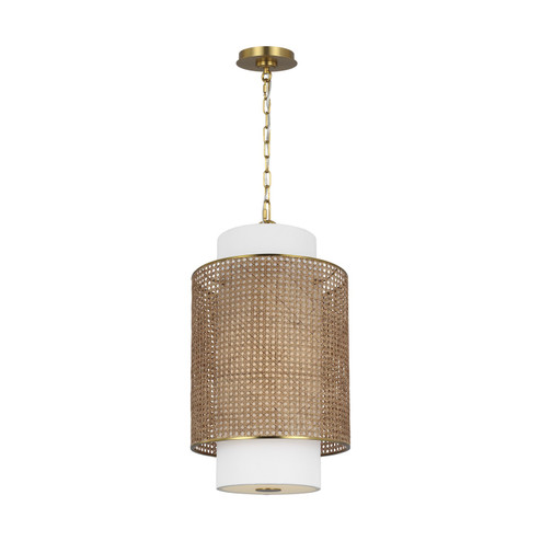 Sawyer One Light Pendant in Blonde Rattan (454|KSP1171BBSBRTN)