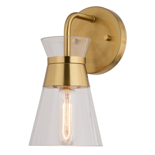 Harper One Light Wall Sconce in Natural Brass (63|W0472)