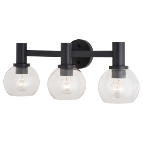 Marshall Three Light Vanity in Matte Black (63|W0462)