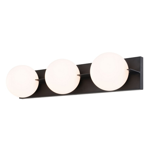 Parkview Three Light Vanity in Matte Black (63|W0449)